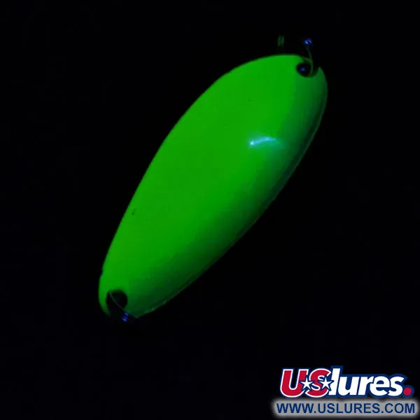 Seneca Flutter Cleo (Hula Girl), нікель/жовтий/зелений UV, 4 г, блесна коливалка (колебалка) #19091