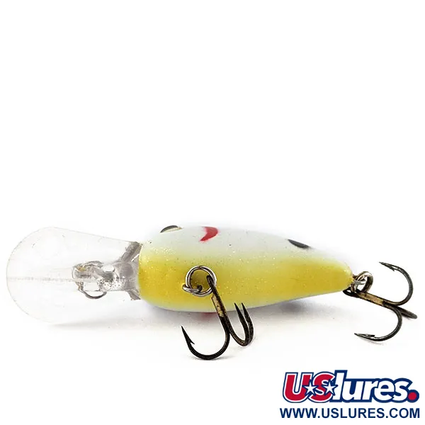 Strike King 4XD, Pearl/Black Splatter w/Char, 10 г, воблер #19106