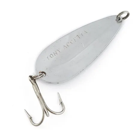 Tony Accetta 7, нікель, 21 г, блесна коливалка (колебалка) #19120