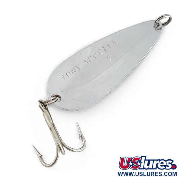  Tony Accetta 7, нікель, 21 г, блесна коливалка (колебалка) #19120