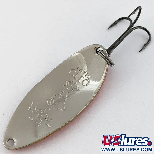 Seneca Little Cleo (Hula Girl), нікель/помаранчевий, 14 г, блесна коливалка (колебалка) #19148