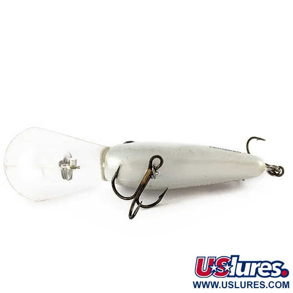 Bomber Fat Free Shad Bill Dance, Pearl White, 14 г, воблер #19154