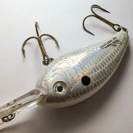 Bomber Fat Free Shad Bill Dance, Pearl White, 14 г, воблер #19154