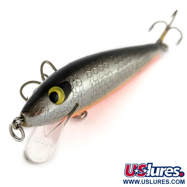 Smithwick Floating Rattlin Rogue, Chrm Blk Back OB, 7 г, воблер #19156