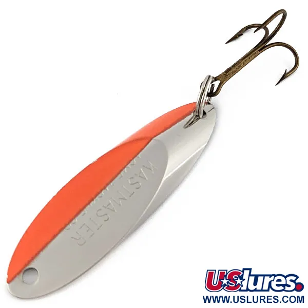 Acme Kastmaster, нікель/помаранчевий, 10,5 г, блесна коливалка (колебалка) #19199