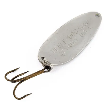 Eppinger Dardevle Devle-Dog 5300, нікель/червоний, 10 г, блесна коливалка (колебалка) #19211