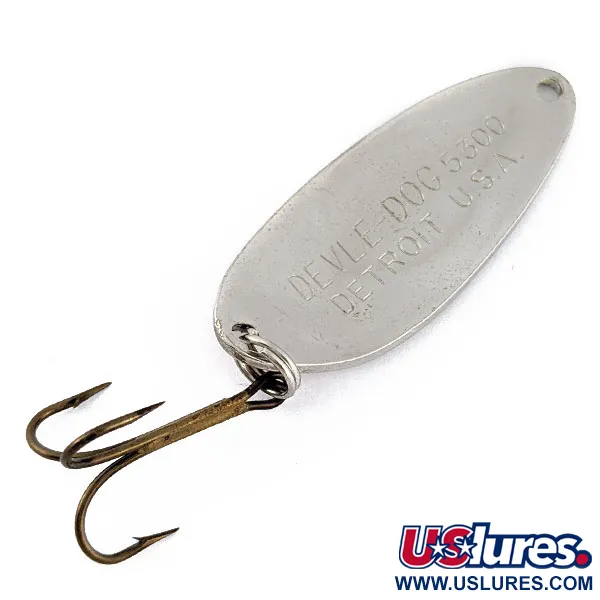 Eppinger Dardevle Devle-Dog 5300, нікель/червоний, 10 г, блесна коливалка (колебалка) #19211