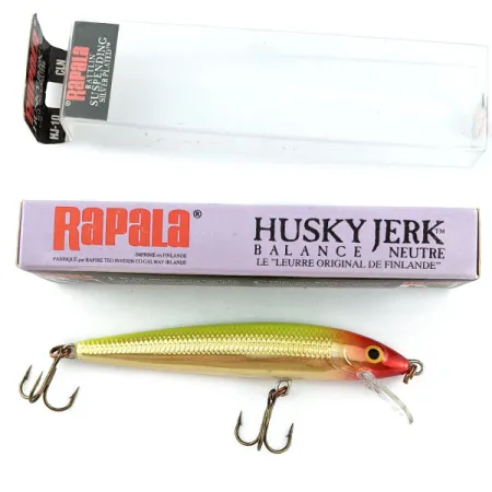 Rapala Husky Jerk 10, CLN (Clown), 10 г, воблер #19229