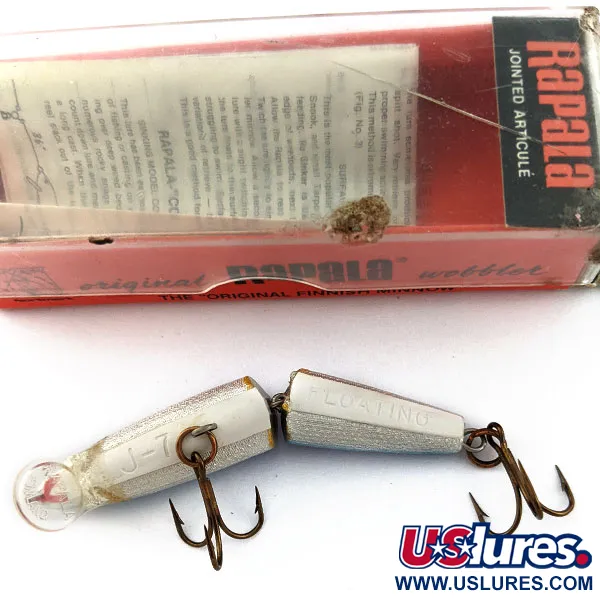  Rapala Jointed J-7, B (Blue), 4 г, воблер #19230