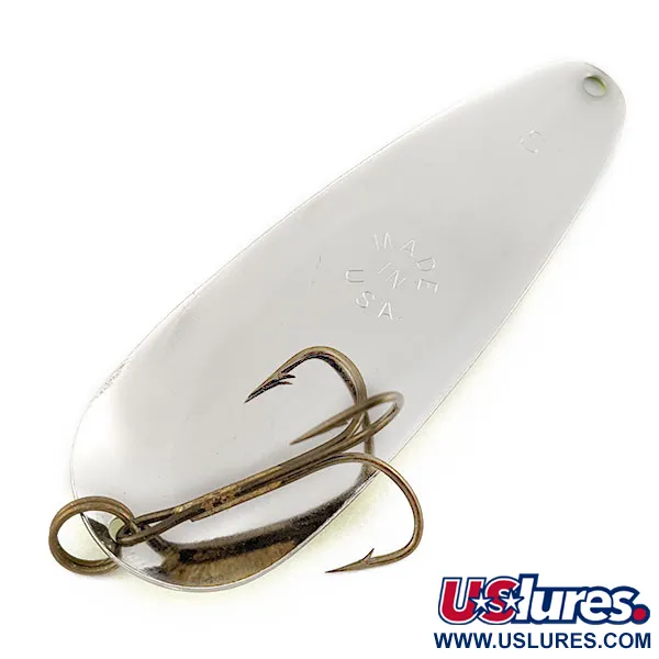 Worth Chippewa Steel Spoon UV, нікель/чорний/жовтий UV, 17 г, блесна коливалка (колебалка) #19232
