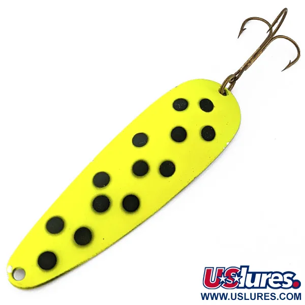 Worth Chippewa Steel Spoon UV, нікель/жовтий/чорний UV, 17 г, блесна коливалка (колебалка) #20137
