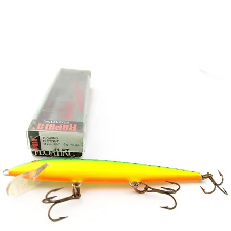 Rapala Original Floater F11, FT (Fire tiger), 6 г, воблер #19234