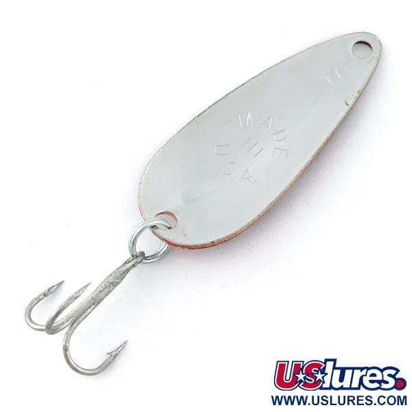  Worth Chippewa Steel Spoon, червоний/чорний/нікель, 6 г, блесна коливалка (колебалка) #19248