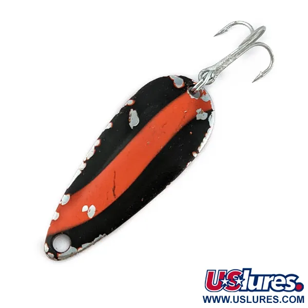  Worth Chippewa Steel Spoon, червоний/чорний/нікель, 6 г, блесна коливалка (колебалка) #19248