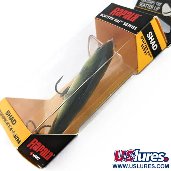 Rapala Scatter Rap Crank 07, Yellow Perch, 7 г, воблер #19252