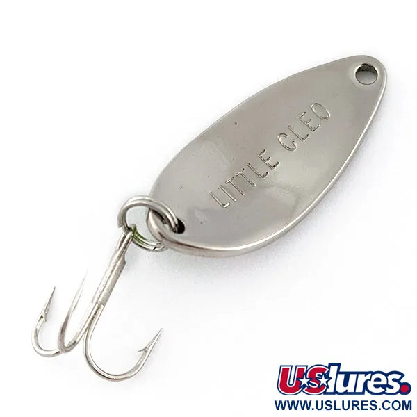  Seneca Little Cleo, нікель/зелений, 5 г, блесна коливалка (колебалка) #19273