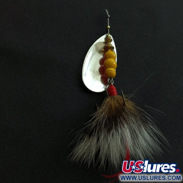  Mepps Aglia 4 Dressed, срібло, 10 г, блешня оберталка (вертушка) #19289