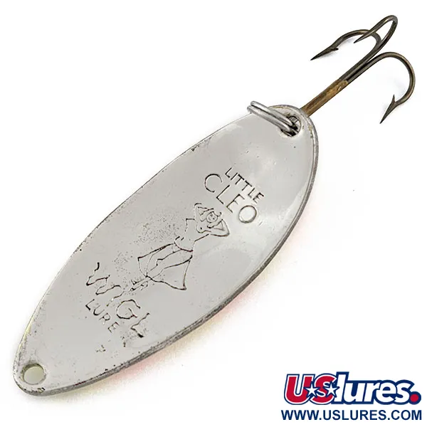 Seneca Little Cleo (Hula Girl), жовтий/червоний/нікель, 18 г, блесна коливалка (колебалка) #19297