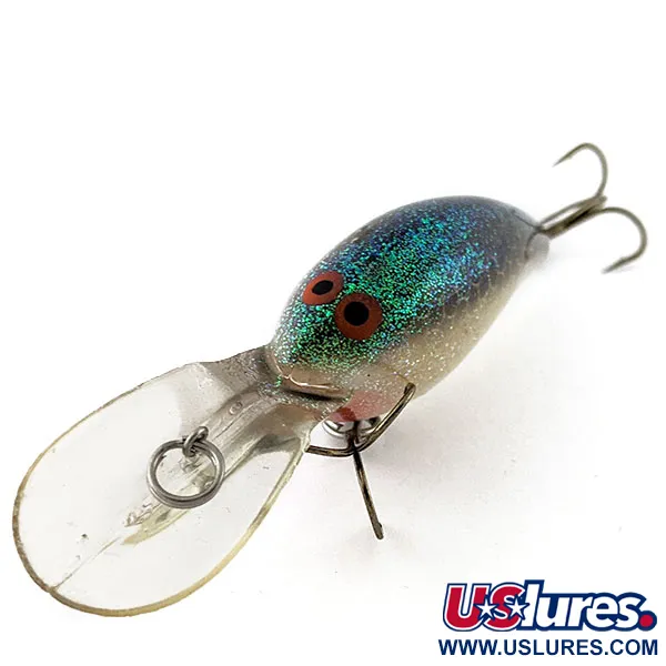 Norman DD14, білий/зелений/гліттер, 16 г, воблер #19310