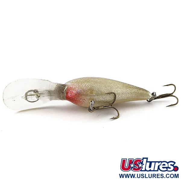 Norman DD14, білий/зелений/гліттер, 16 г, воблер #19310