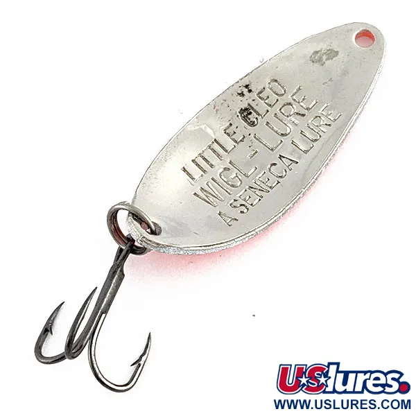  Seneca Little Cleo, нікель/червоний/білий, 7 г, блесна коливалка (колебалка) #19324