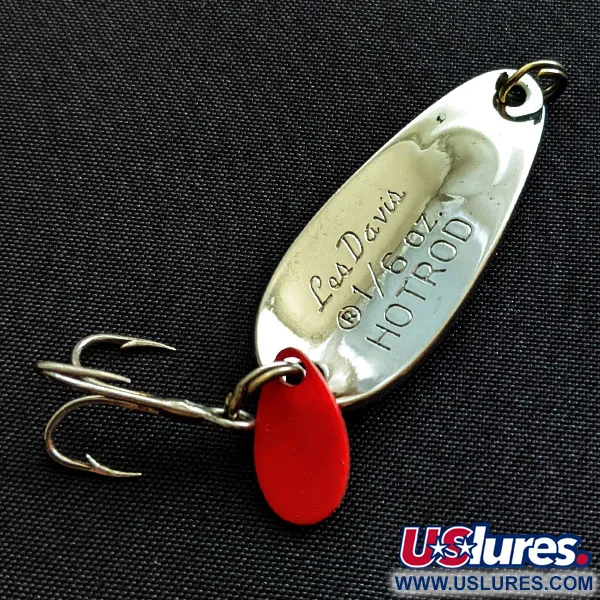 Luhr Jensen Les Davis Hotrod, нікель, 5 г, блесна коливалка (колебалка) #19326