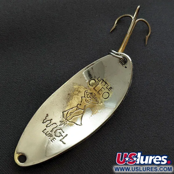 Seneca Little Cleo (Hula Girl), білий перли/червоний/нікель, 14 г, блесна коливалка (колебалка) #19328