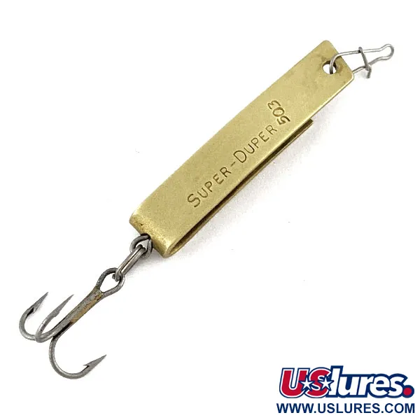  Luhr Jensen Super-Duper 503, латунь, 4,3 г, блесна коливалка (колебалка) #19341