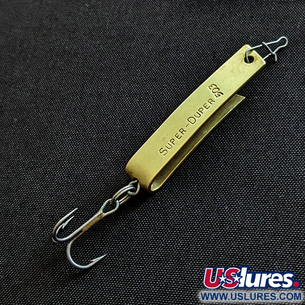 Luhr Jensen Super-Duper 503, латунь, 4,3 г, блесна коливалка (колебалка) #19341