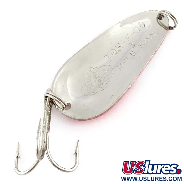  Nebco Tor-P-DO 3 UV, нікель/рожевий UV, 28 г, блесна коливалка (колебалка) #19345