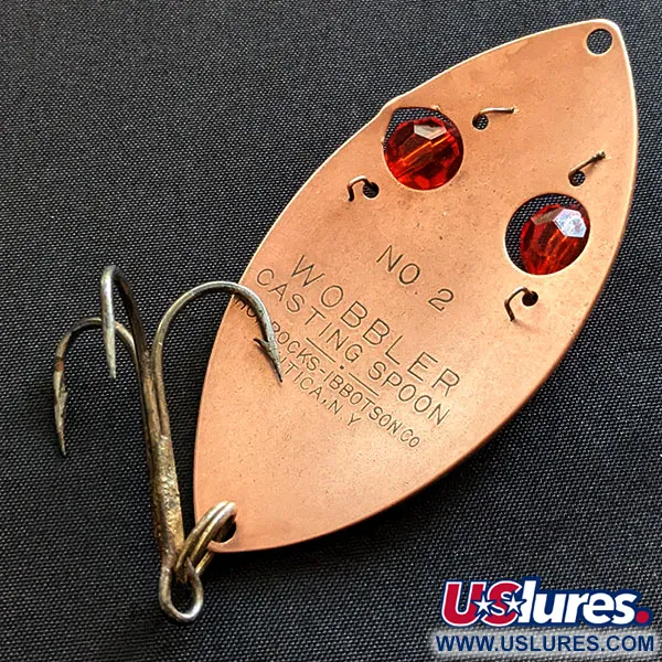  Horrocks-Ibbotson Wobbler, мідь/червоні очі, 23 г, блесна коливалка (колебалка) #19347