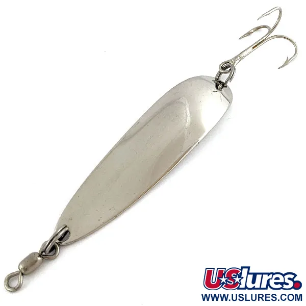 Luhr Jensen Krocodile #5, нікель, 25 г, блесна коливалка (колебалка) #19355