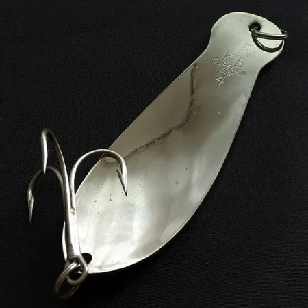 K-B Bait K-B Spoon Superior 4, нікель, 40 г, блесна коливалка (колебалка) #19367
