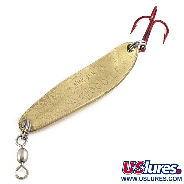 Luhr Jensen Krocodile #3, золото, 10 г, блесна коливалка (колебалка) #19384