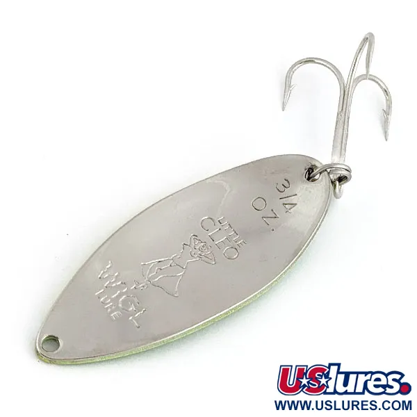 Seneca Little Cleo (Hula Girl) UV, нікель/жовтий/зелений UV, 21 г, блесна коливалка (колебалка) #19385