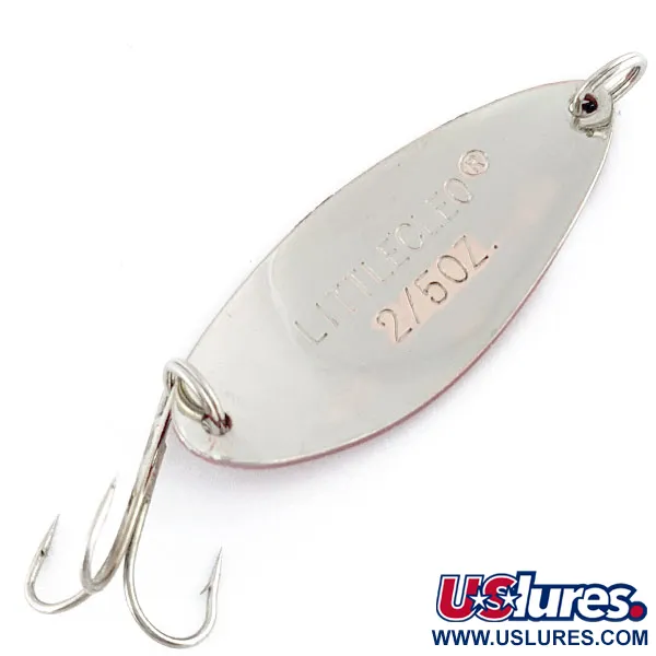 Acme LIttle Cleo, нікель/червоний/білий, 11 г, блесна коливалка (колебалка) #19393