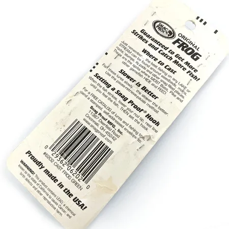 Snag Proof Original Frog, black, 10 г, воблер #19400