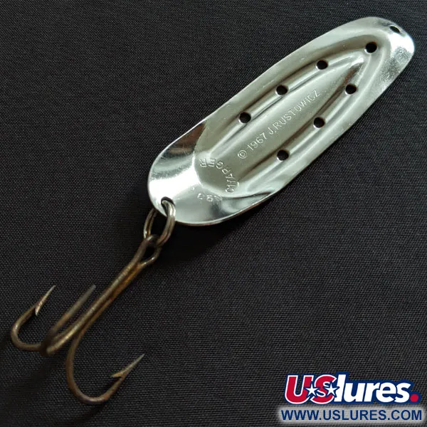 Rustowicz Charger №3, жовтий/нікель, 12,5 г, блесна коливалка (колебалка) #19439