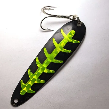 Slammer, чорний/білий/зелений, 11,5 г, блесна коливалка (колебалка) #19459