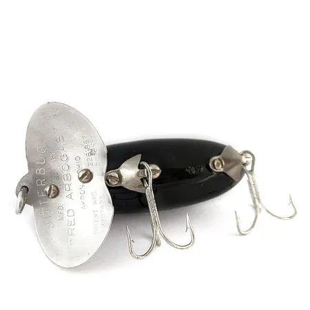 Fred Arbogast Jitterbug, black, 10 г, воблер #19476