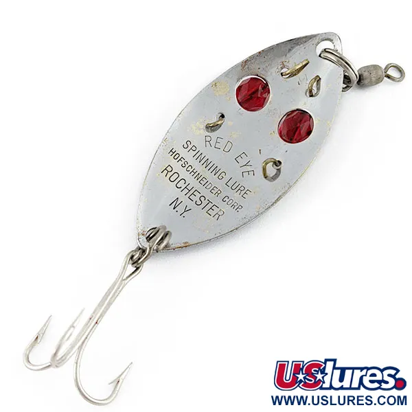 Hofschneider Red Eye Junior, нікель/червоні очі, 11 г, блесна коливалка (колебалка) #19478