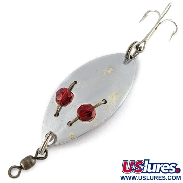 Hofschneider Red Eye Junior, нікель/червоні очі, 11 г, блесна коливалка (колебалка) #19478