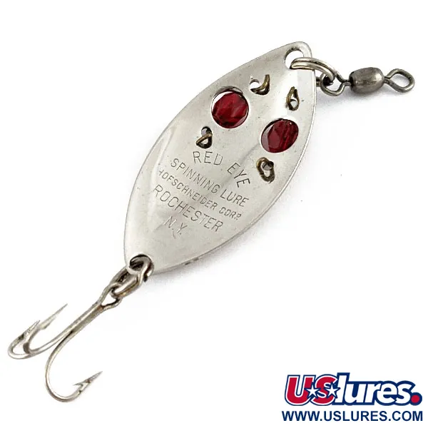 Hofschneider Red Eye Junior, нікель/червоні очі, 7 г, блесна коливалка (колебалка) #19479