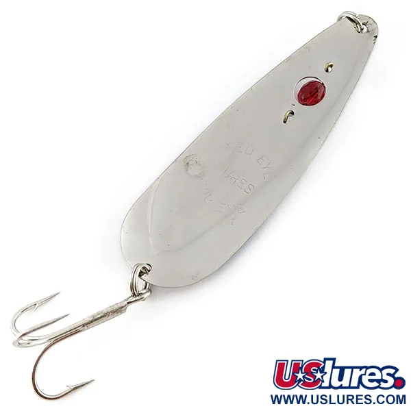 Red Eye Lures Red Eye Evil Eye, нікель/синє/червоне око, 18 г, блесна коливалка (колебалка) #19480