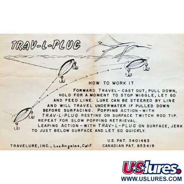 TraveLure Trav-L-Plug , зелений, 21 г, воблер #21521