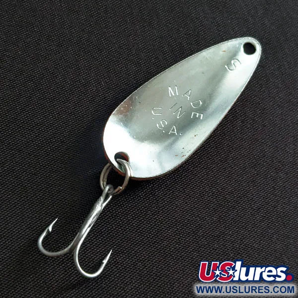 Worth Chippewa Steel Spoon, чорний/червоний/нікель, 6 г, блесна коливалка (колебалка) #19485