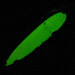 Luhr Jensen Krocodile #5 Glow, нікель/білий/зелений Glow - світиться у темряві., 25 г, блесна коливалка (колебалка) #19488