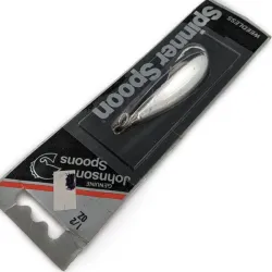 Незачіпляйка Johnson Silver Minnow Spinner Spoon покриття сріблом, з пелюсткою