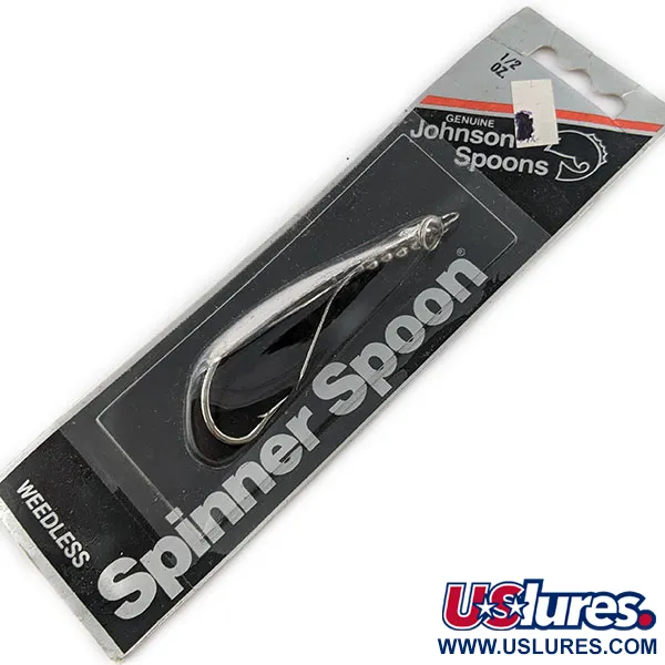 Незачіпляйка Johnson Silver Minnow Spinner Spoon покриття сріблом, з пелюсткою, срібло, 14 г, блесна коливалка (колебалка) #19497