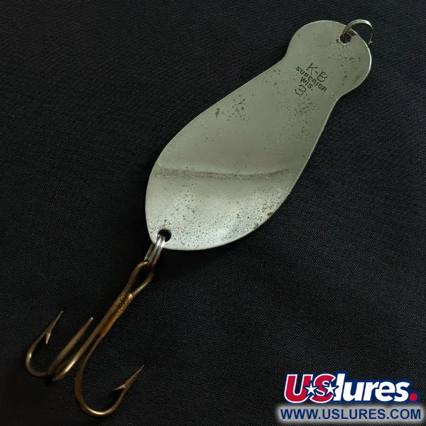 K-B Bait K-B Spoon Superior, нікель/червоний/золото, 25 г, блесна коливалка (колебалка) #19500